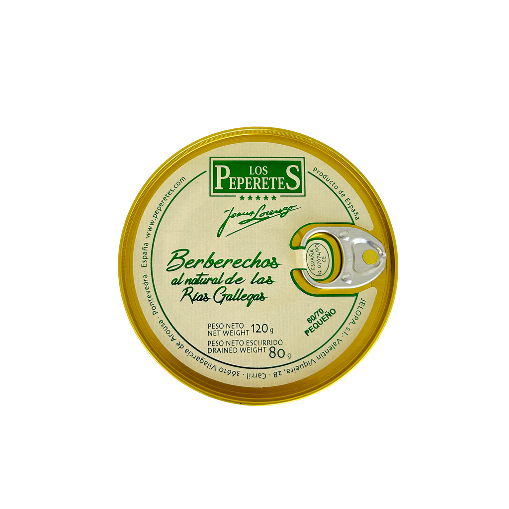 Berberechos al natural (pequeños)